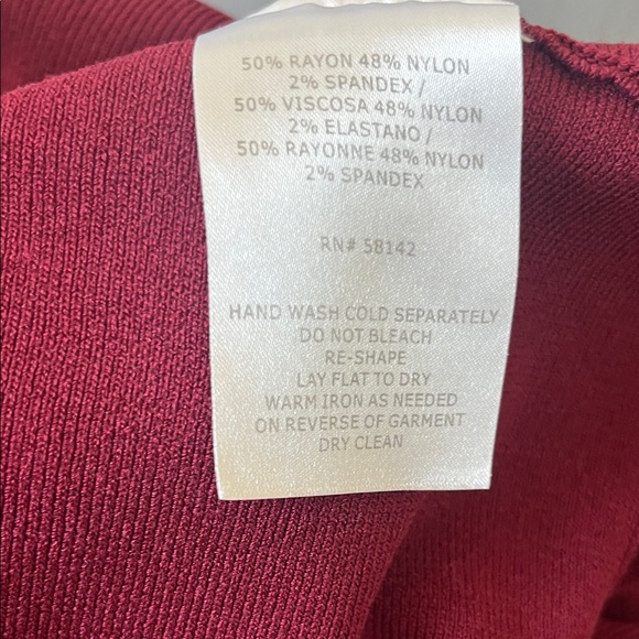 Gal Meets Glam Burgundy Sleeveless Mini Dress - Picture 3 of 3